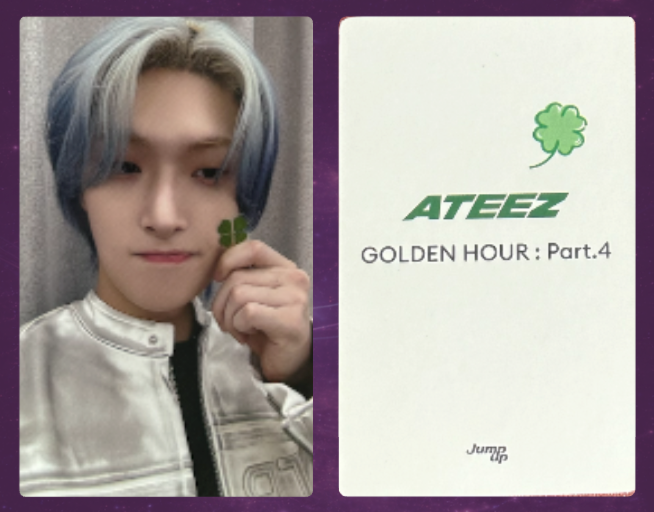 Ateez Golden Hour: Part 4 Photocard (POB Jump Up)