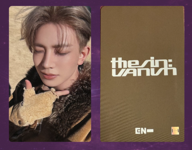 Enhypen The Sin: The Vanish Lucky Draw
