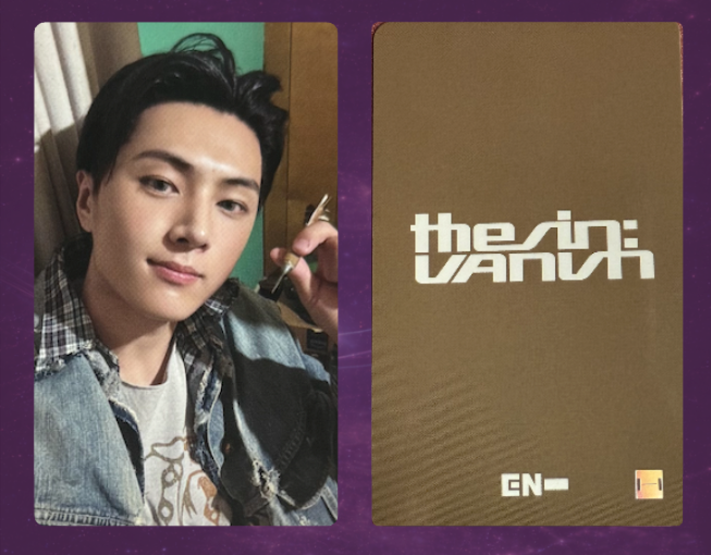 Enhypen The Sin: The Vanish Lucky Draw