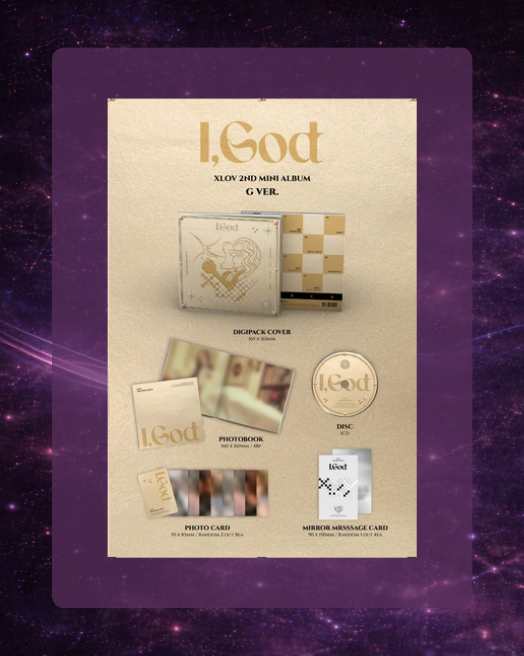 XLOV 2nd Mini Album: I,GOD